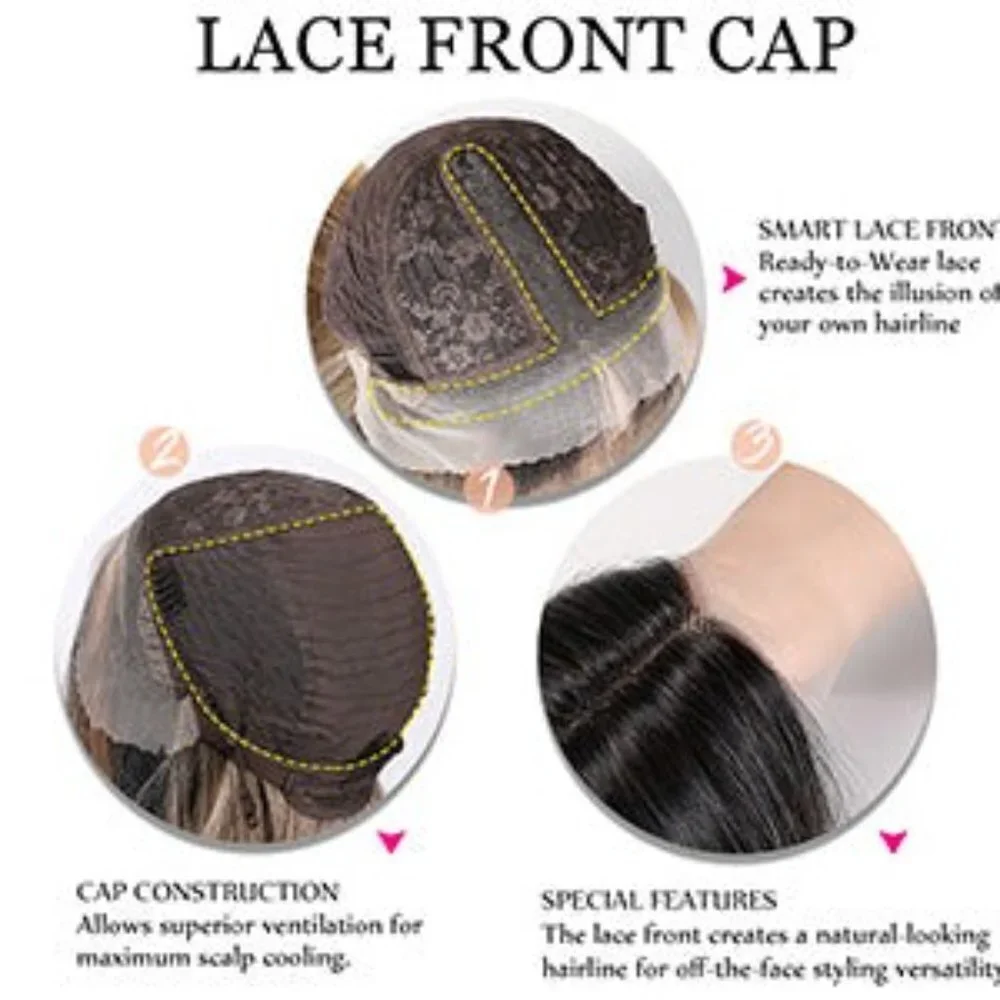 Ombre Ash Blonde Lace Front Wig
